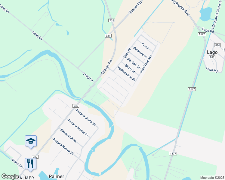 map of restaurants, bars, coffee shops, grocery stores, and more near 32799 Jacaranda Tree Street in San Benito
