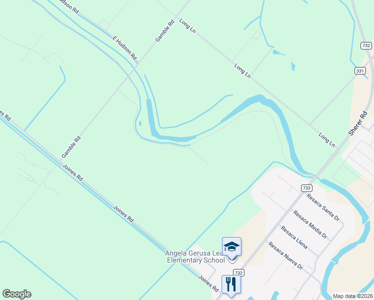 map of restaurants, bars, coffee shops, grocery stores, and more near 23744 Resaca Road in San Benito