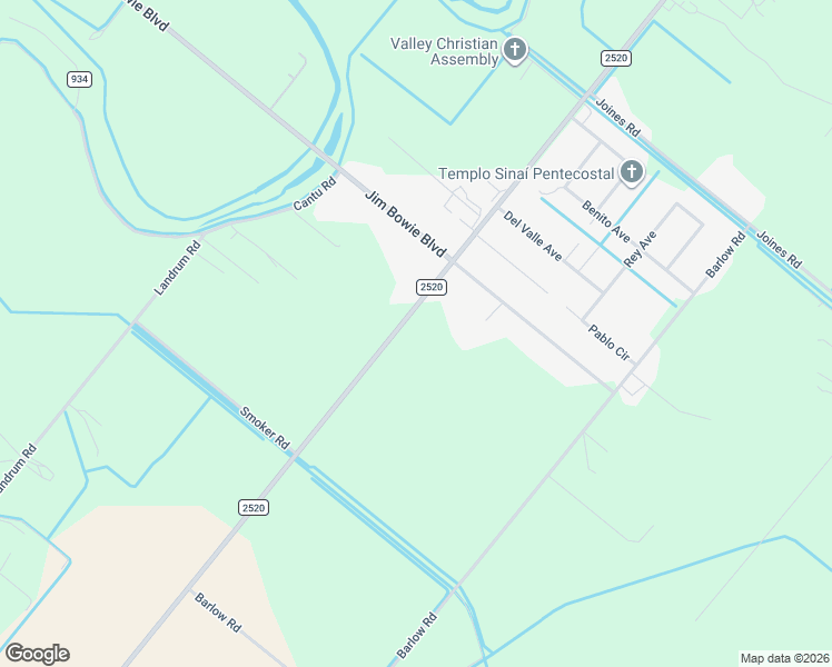 map of restaurants, bars, coffee shops, grocery stores, and more near 32570-32998 Farm to Market 2520 in San Benito