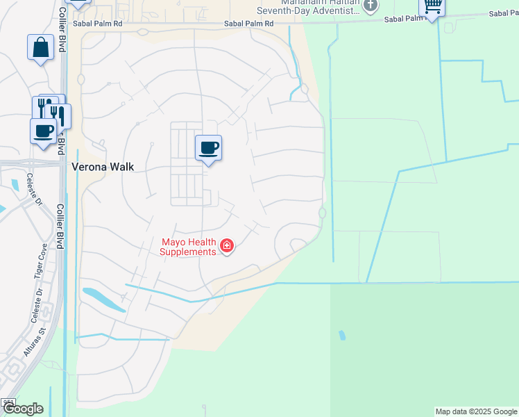 map of restaurants, bars, coffee shops, grocery stores, and more near 8085 Wilfredo Court in Naples