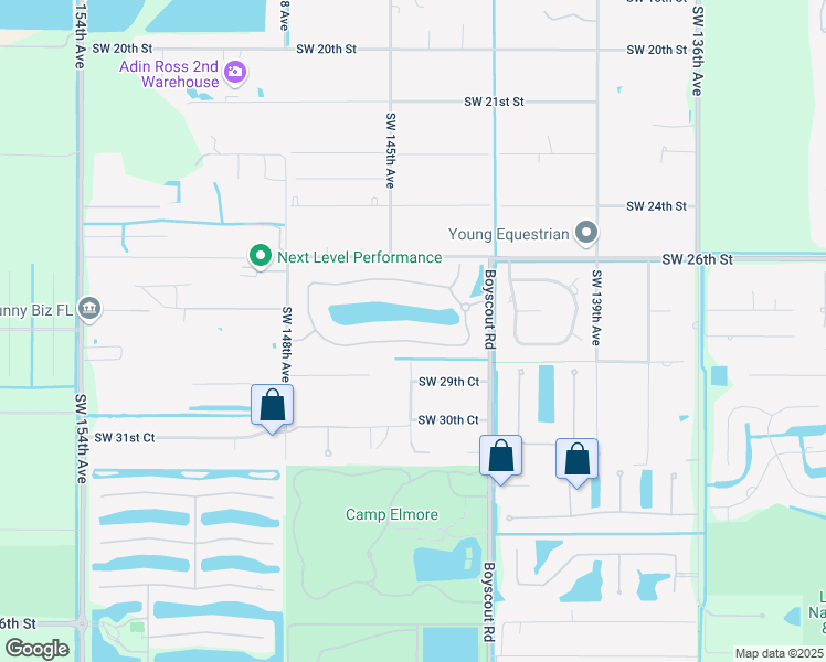 map of restaurants, bars, coffee shops, grocery stores, and more near 14363 Jockey Circle in Davie