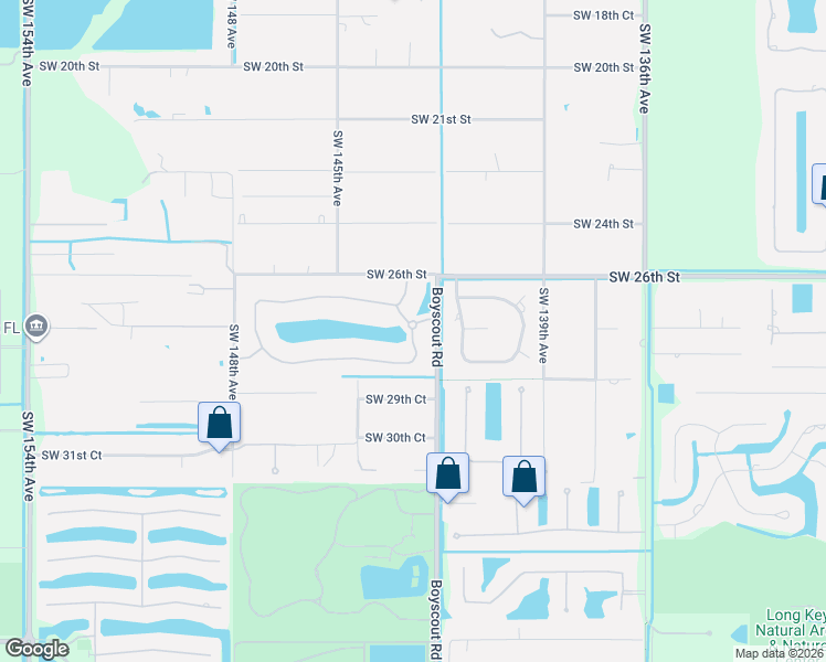 map of restaurants, bars, coffee shops, grocery stores, and more near 14243 Jockey Circle in Davie