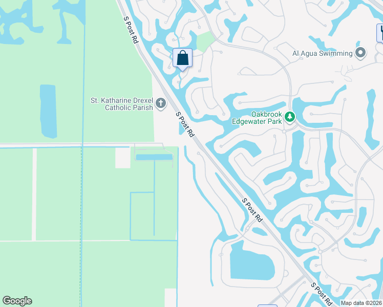 map of restaurants, bars, coffee shops, grocery stores, and more near 2733 Lake Ridge Lane in Weston