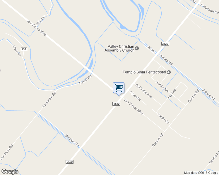 map of restaurants, bars, coffee shops, grocery stores, and more near 21772 Jim Bowie Boulevard in San Benito
