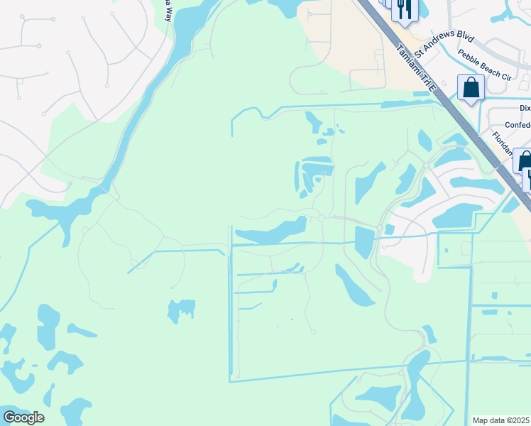 map of restaurants, bars, coffee shops, grocery stores, and more near 9477 Casoria Court in Naples