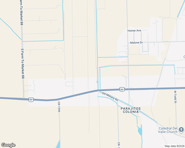 map of restaurants, bars, coffee shops, grocery stores, and more near 519 South J Hernandez Street in Progreso
