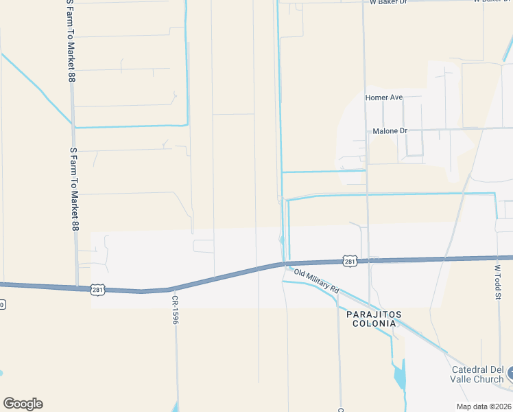 map of restaurants, bars, coffee shops, grocery stores, and more near 519 South J Hernandez Street in Progreso