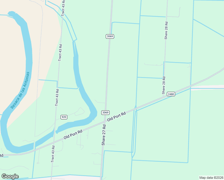 map of restaurants, bars, coffee shops, grocery stores, and more near 32343 Fm 3069 in Los Fresnos