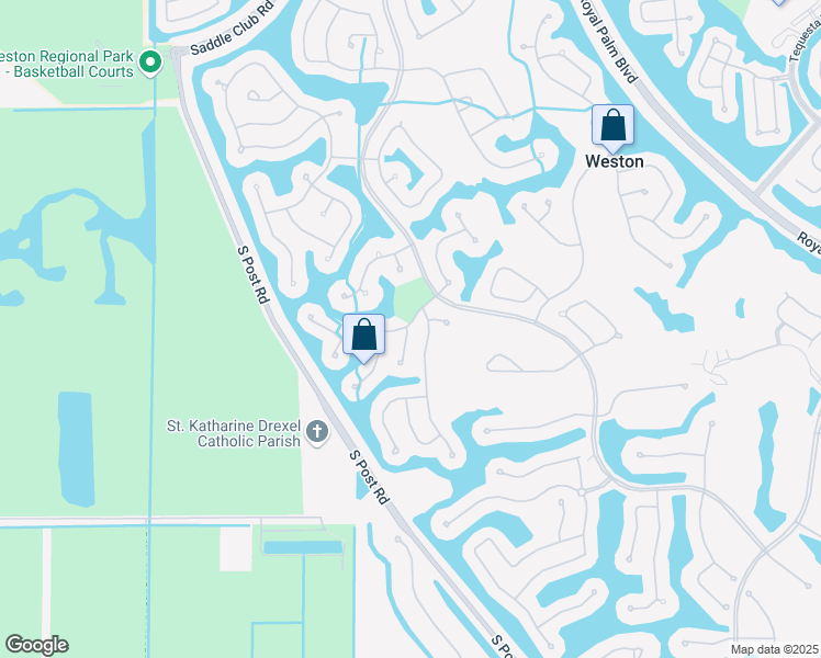 map of restaurants, bars, coffee shops, grocery stores, and more near 2529 Jardin Drive in Weston