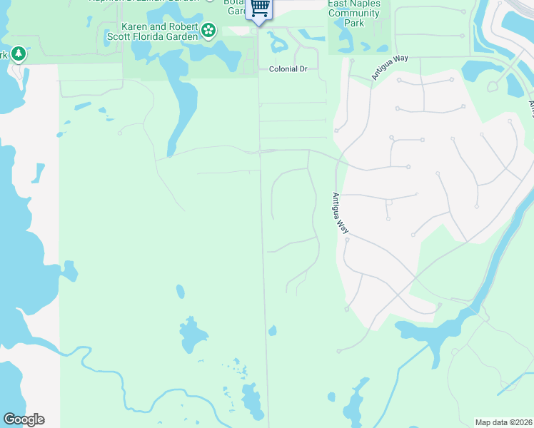 map of restaurants, bars, coffee shops, grocery stores, and more near 10050 Bayshore Drive in Naples