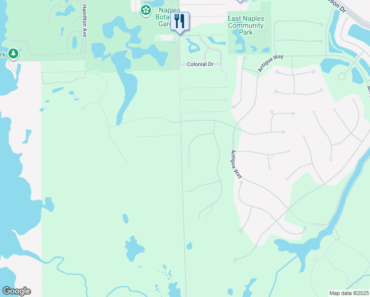 map of restaurants, bars, coffee shops, grocery stores, and more near 10050 Bayshore Drive in Naples
