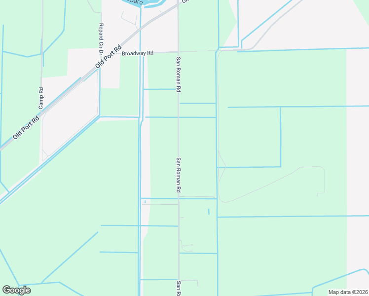 map of restaurants, bars, coffee shops, grocery stores, and more near 31845 San Roman Road in Los Fresnos