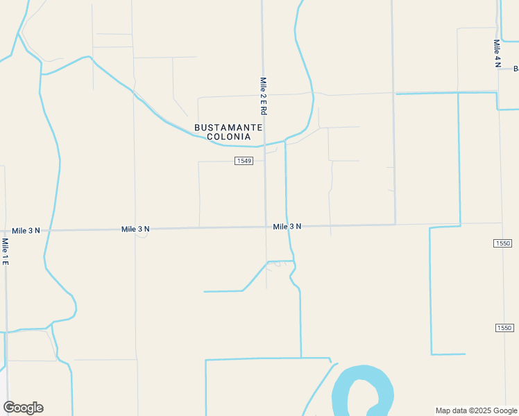 map of restaurants, bars, coffee shops, grocery stores, and more near 4060 Mile 2 East Road in Mercedes