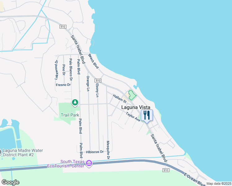 map of restaurants, bars, coffee shops, grocery stores, and more near 835 Santa Isabel Boulevard in Laguna Vista