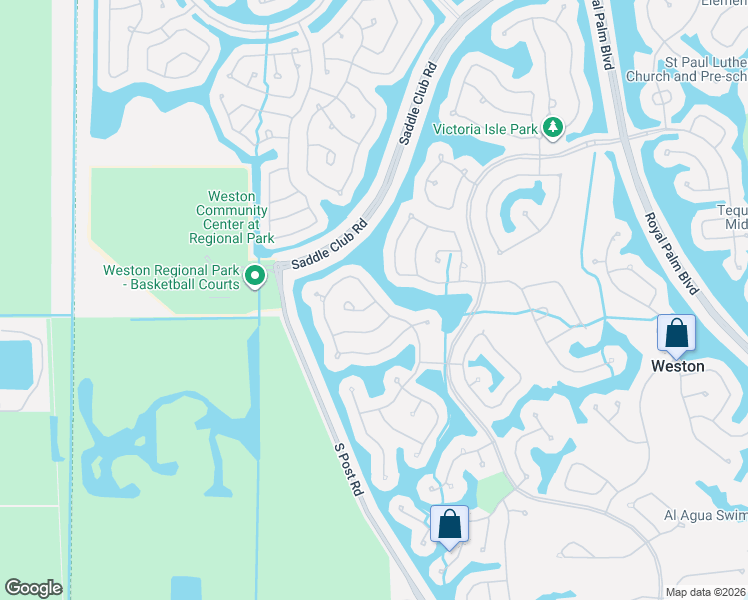 map of restaurants, bars, coffee shops, grocery stores, and more near 1861 Hidden Trail Lane in Weston
