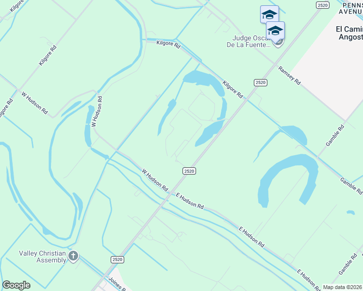 map of restaurants, bars, coffee shops, grocery stores, and more near 31590 South Sam Houston Boulevard in San Benito