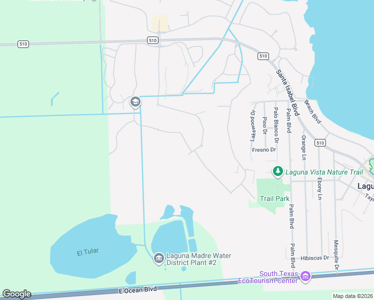 map of restaurants, bars, coffee shops, grocery stores, and more near 125 Golf House Road in Laguna Vista