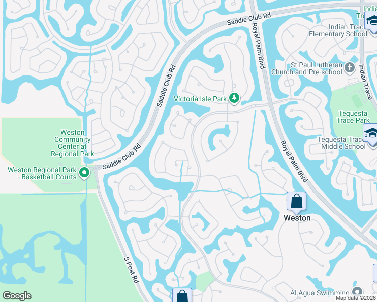 map of restaurants, bars, coffee shops, grocery stores, and more near 1959 Harbor View Circle in Weston