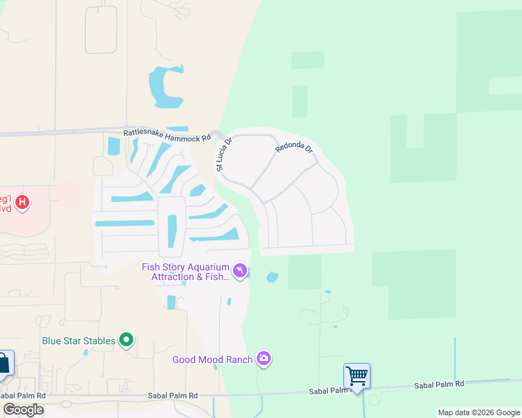map of restaurants, bars, coffee shops, grocery stores, and more near 8903 Mustique Lane in Naples
