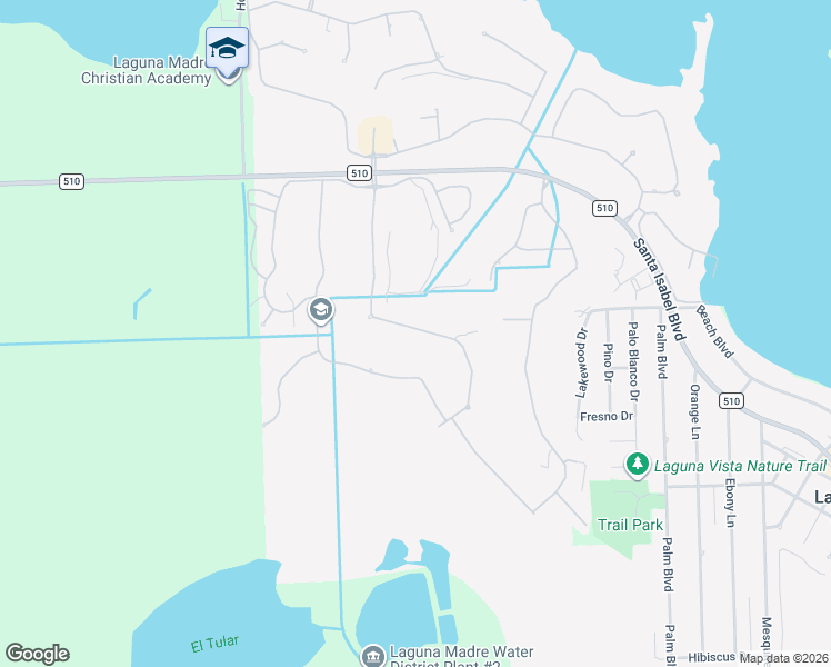 map of restaurants, bars, coffee shops, grocery stores, and more near 80 Golf House Road in Laguna Vista