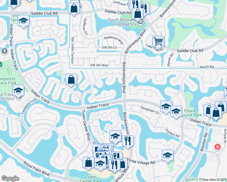 map of restaurants, bars, coffee shops, grocery stores, and more near 1110 Capistrano in Weston