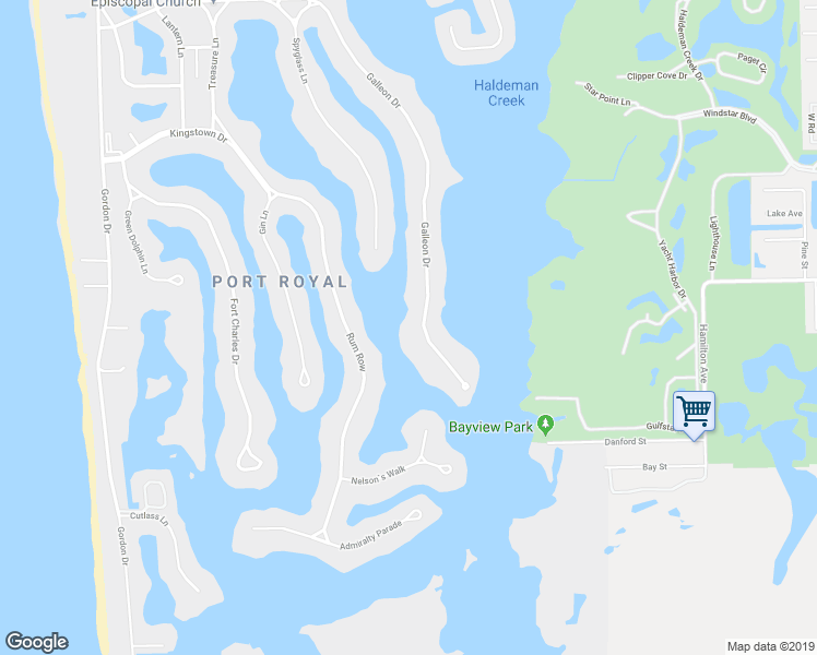 map of restaurants, bars, coffee shops, grocery stores, and more near 1770 Galleon Drive in Naples