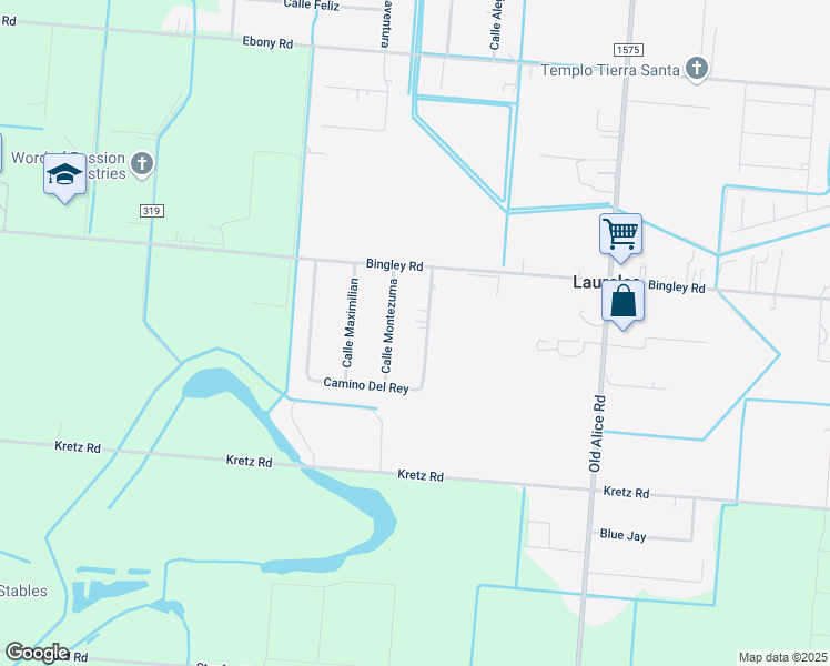 map of restaurants, bars, coffee shops, grocery stores, and more near 571 Camino Del Rey in San Benito