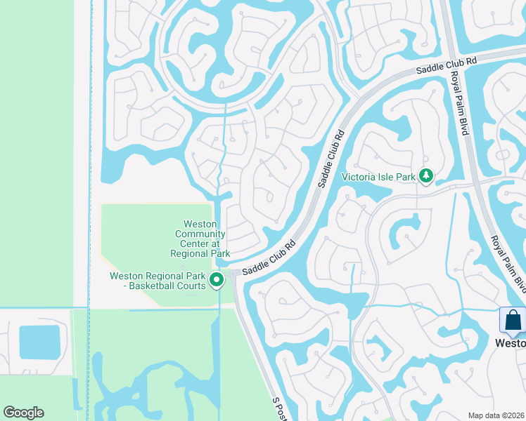 map of restaurants, bars, coffee shops, grocery stores, and more near 850 Nandina Drive in Weston