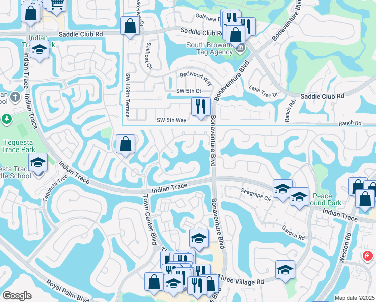 map of restaurants, bars, coffee shops, grocery stores, and more near 1110 Capistrano in Weston