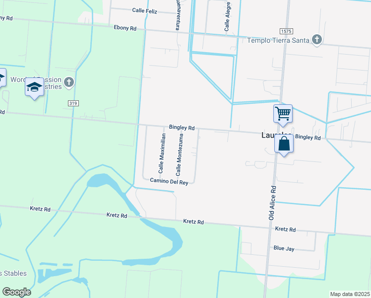 map of restaurants, bars, coffee shops, grocery stores, and more near 571 Camino Del Rey in San Benito