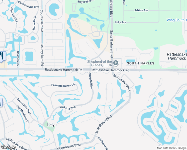 map of restaurants, bars, coffee shops, grocery stores, and more near 6010 Westbourgh Drive in Naples