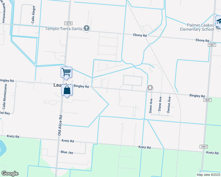 map of restaurants, bars, coffee shops, grocery stores, and more near 33423 Bingley Road in San Benito