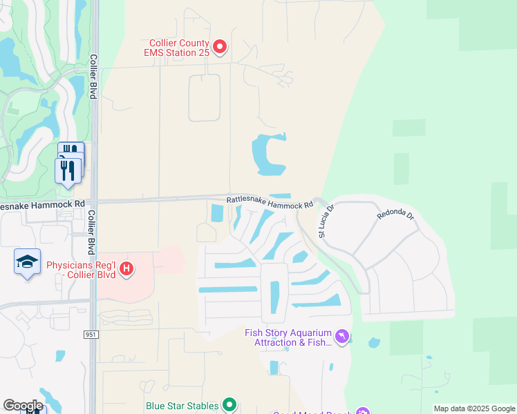 map of restaurants, bars, coffee shops, grocery stores, and more near 8568 Maggiore Court in Naples