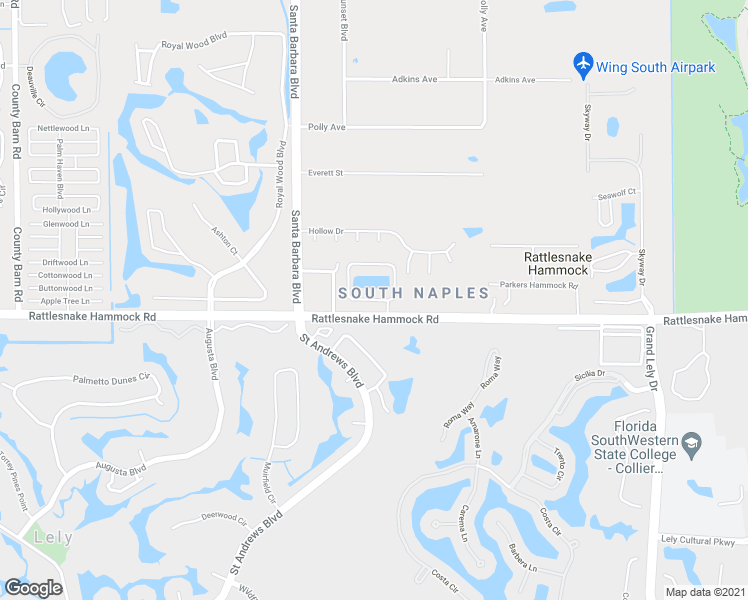 map of restaurants, bars, coffee shops, grocery stores, and more near 6265 Mandalay Circle in Naples