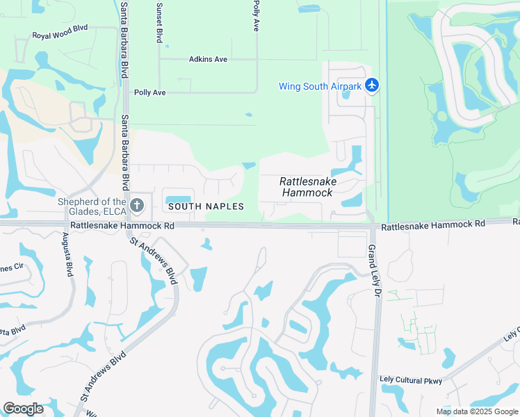map of restaurants, bars, coffee shops, grocery stores, and more near 6250 Parkers Hammock Road in Naples