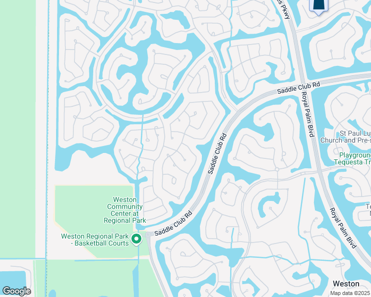 map of restaurants, bars, coffee shops, grocery stores, and more near 642 Nandina Drive in Weston