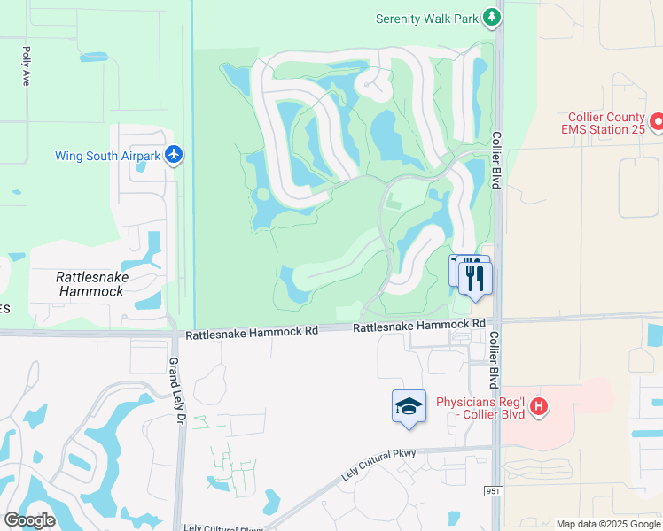 map of restaurants, bars, coffee shops, grocery stores, and more near 4863 Hampshire Court in Naples