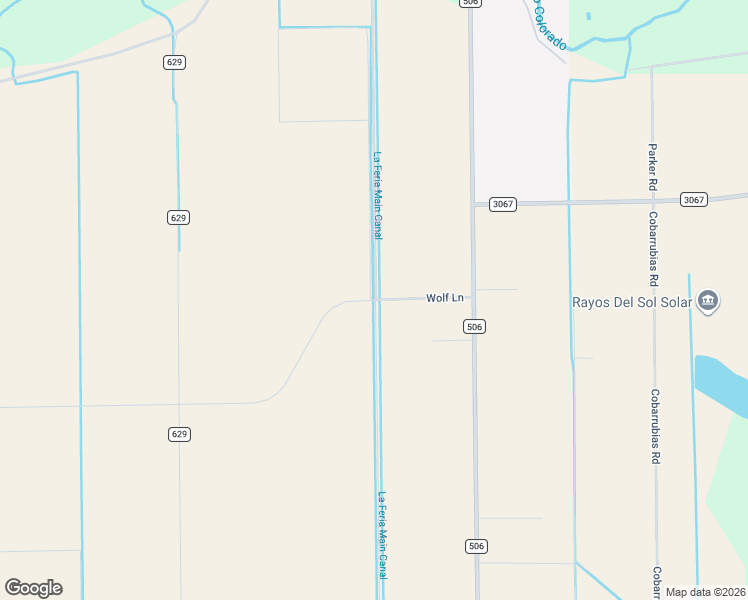 map of restaurants, bars, coffee shops, grocery stores, and more near 12283 Wolf Lane in La Feria