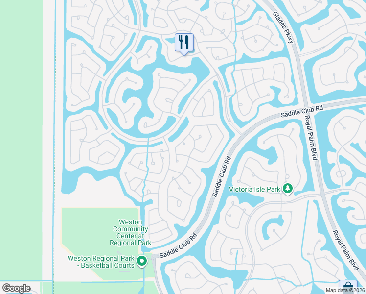 map of restaurants, bars, coffee shops, grocery stores, and more near 1060 Sunflower Circle in Weston