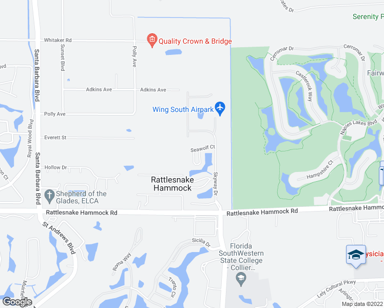 map of restaurants, bars, coffee shops, grocery stores, and more near 6433 Conning Tower Circle in Naples