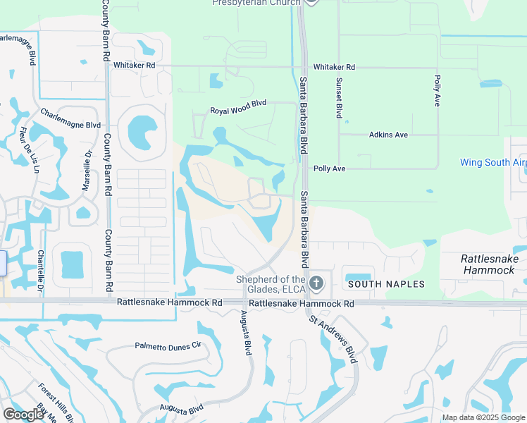 map of restaurants, bars, coffee shops, grocery stores, and more near 5960 Amherst Drive in Naples