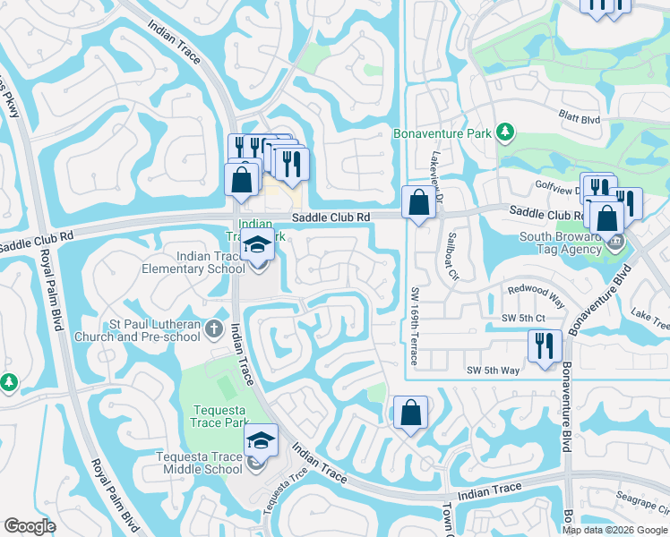 map of restaurants, bars, coffee shops, grocery stores, and more near 323 Bridgeton Road in Weston