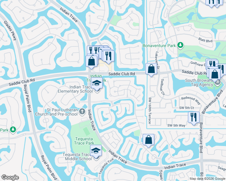 map of restaurants, bars, coffee shops, grocery stores, and more near 266 Bedford Avenue in Weston