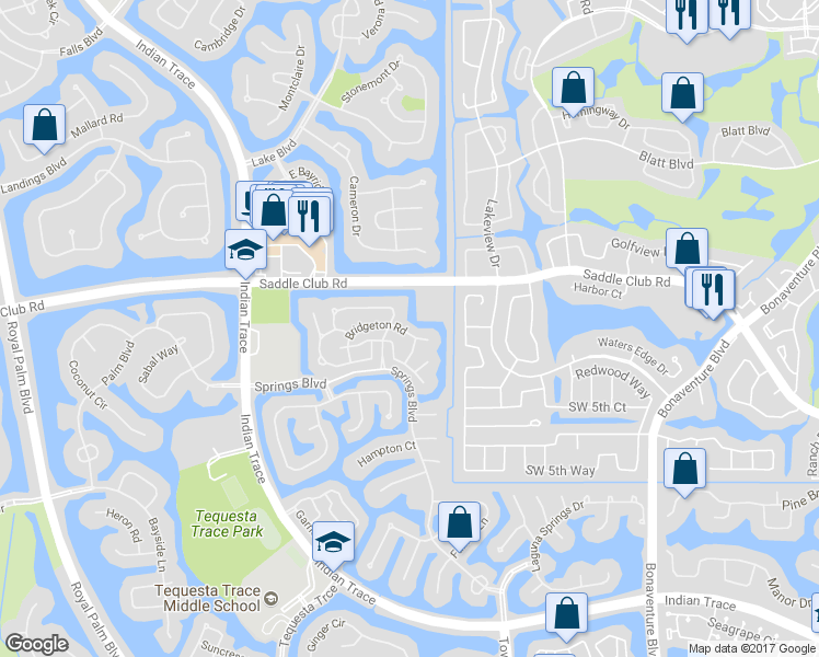 map of restaurants, bars, coffee shops, grocery stores, and more near 536 Bridgeton Road in Weston