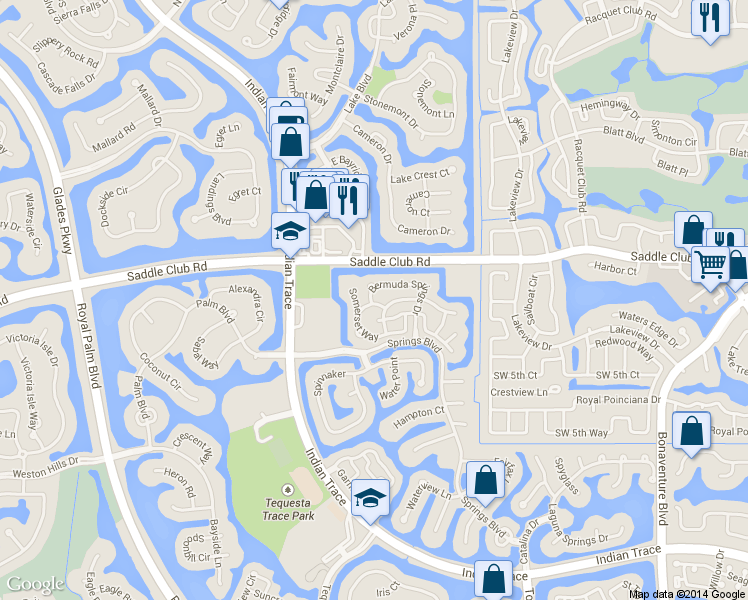 map of restaurants, bars, coffee shops, grocery stores, and more near 289 Bridgeton Way in Weston