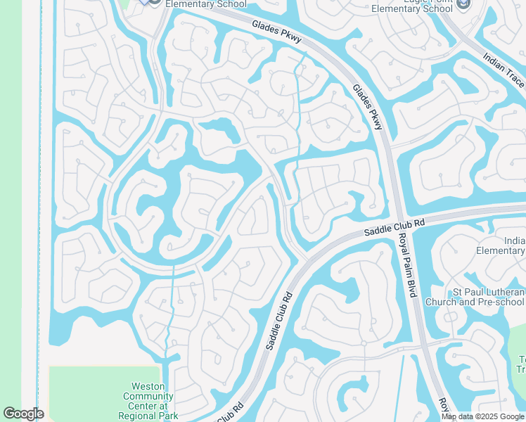 map of restaurants, bars, coffee shops, grocery stores, and more near 1063 Bluewood Terrace in Weston