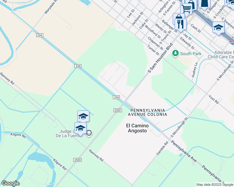 map of restaurants, bars, coffee shops, grocery stores, and more near 180-190 Independance Avenue in San Benito