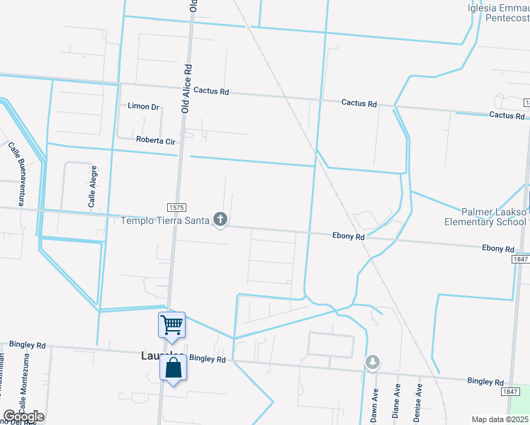 map of restaurants, bars, coffee shops, grocery stores, and more near 33133 Ebony Road in San Benito
