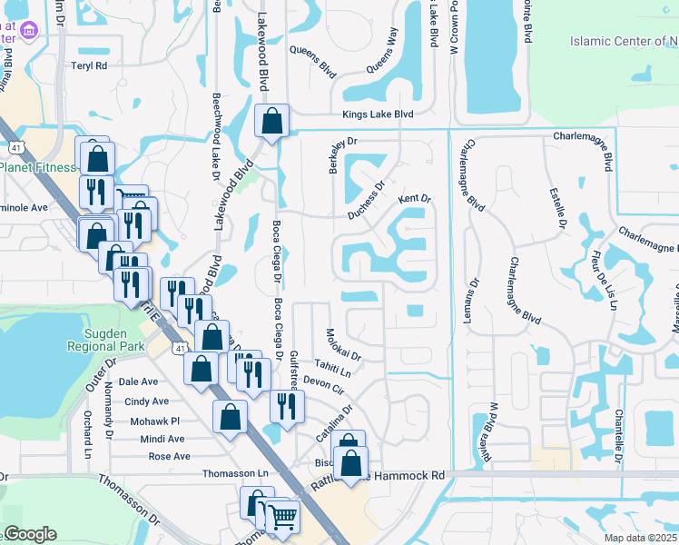 map of restaurants, bars, coffee shops, grocery stores, and more near 3707 Kent Drive in Naples