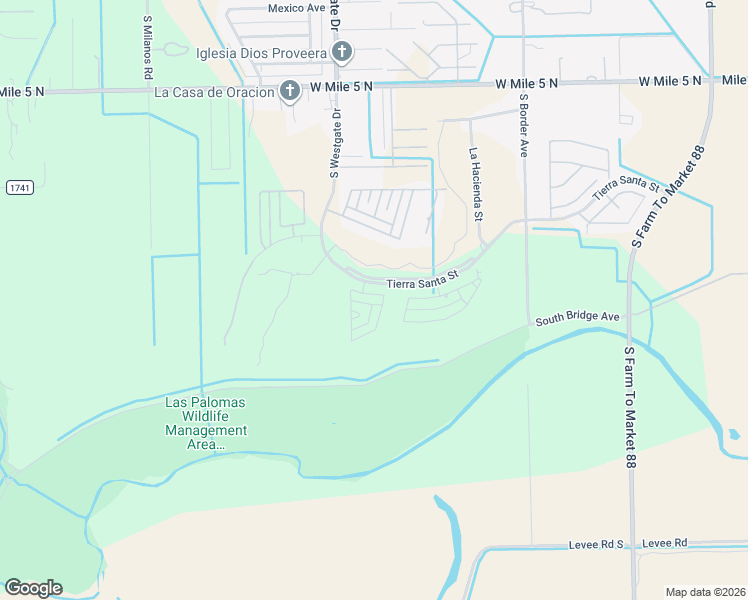 map of restaurants, bars, coffee shops, grocery stores, and more near 4201 Vida Santa in Weslaco